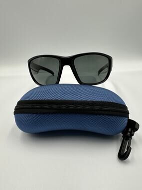 NEW Hobie Bluefin Float Polarized Sunglasses (Satin Black/Grey, Model B010108)